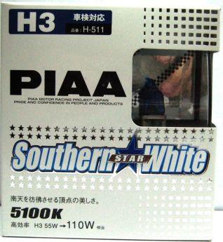   PIAA Southern Star White 5100K H3