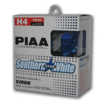   PIAA Southern Star White 5100K H4