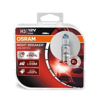   OSRAM NIGHT BREAKER UNLIMITED +110% H3