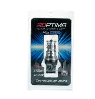   Optima Premium W21W (7440) MINI CREE XB-D CAN 50W RED 12-24V ()