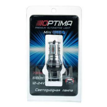   Optima Premium W21/5W (7443) MINI CREE XB-D CAN 50W RED 12-24V ()