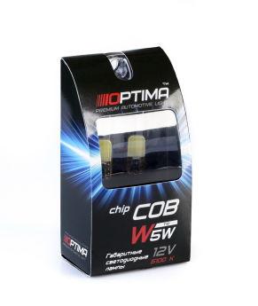 Светодиодная лампа Optima Premium W5W COB 3W 12V 5100К