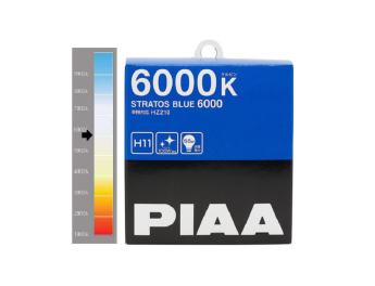   PIAA Stratos Blue 6000K H11