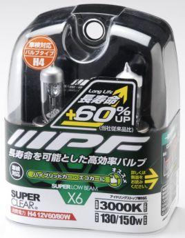   IPF SUPER CLEAR Long Life 3000 K H4 