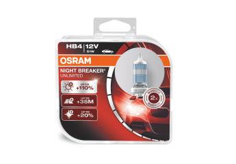   OSRAM NIGHT BREAKER UNLIMITED +110% HB4(9006)