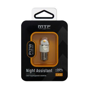    MTF light Night Assistant LED PY21W Yellow ()