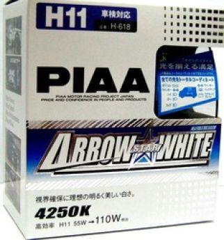   PIAA Arrow Star White 4250K H11