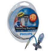 Галогеновые лампы PHILIPS MasterDuty Blue Vision H3 24V