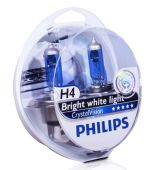 Галогеновые лампы PHILIPS Crystal Vision H4
