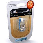 Галогеновые лампы PHILIPS Premium+30% extra light H3