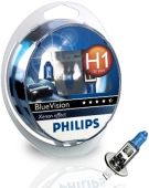 Галогеновые лампы PHILIPS Blue Vision H1