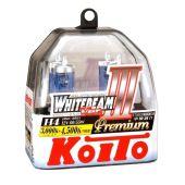 Галогеновые лампы KOITO WHITEBEAM III Premium H4 4500К