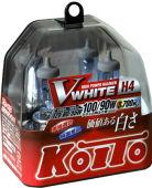 Галогеновые лампы KOITO V WHITE H4 3700K