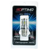 Светодиодная лампа Optima Premium P21/4W MINI CREE XB-D CAN 50W 5100k 12-24V (белая)