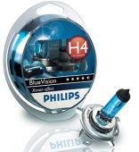 Галогеновые лампы PHILIPS Blue Vision H4