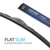 Щётка стеклоочистителей (дворники) MTF light Flat Slim (бескаркасная тонкая) U-Hook 350мм (14'')